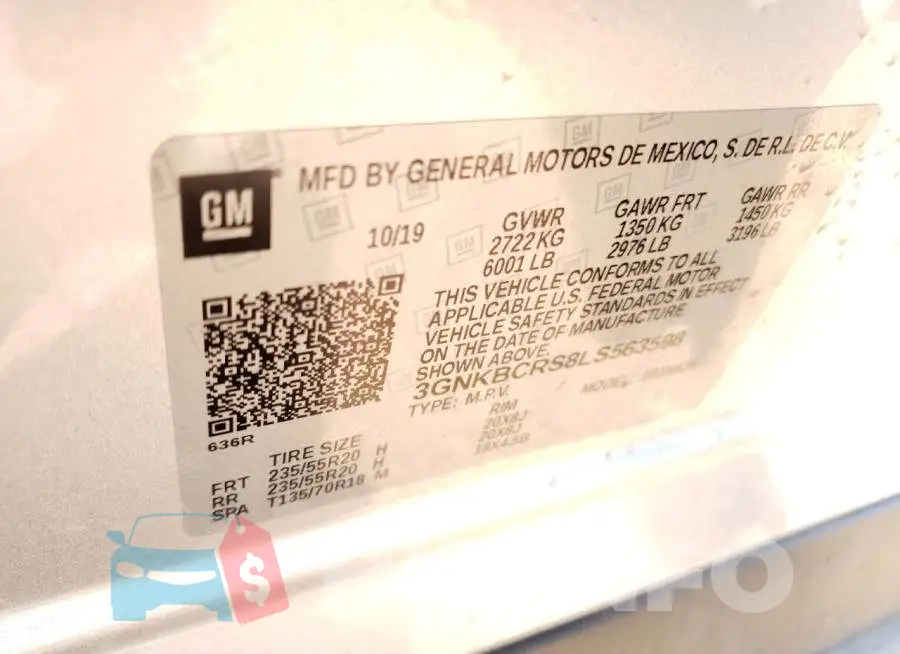 3GNKBCRS8LS563598 Photo# 10