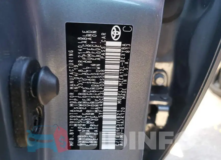 5YFT4RCE3LP005068 Photo# 10
