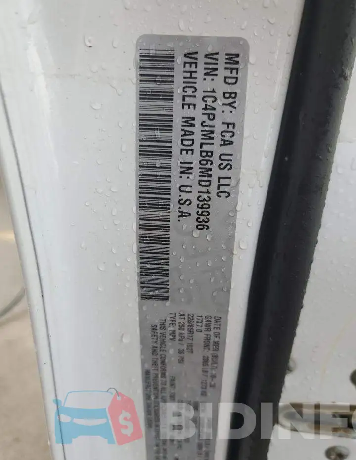 1C4PJMLB6MD139936 Photo# 10
