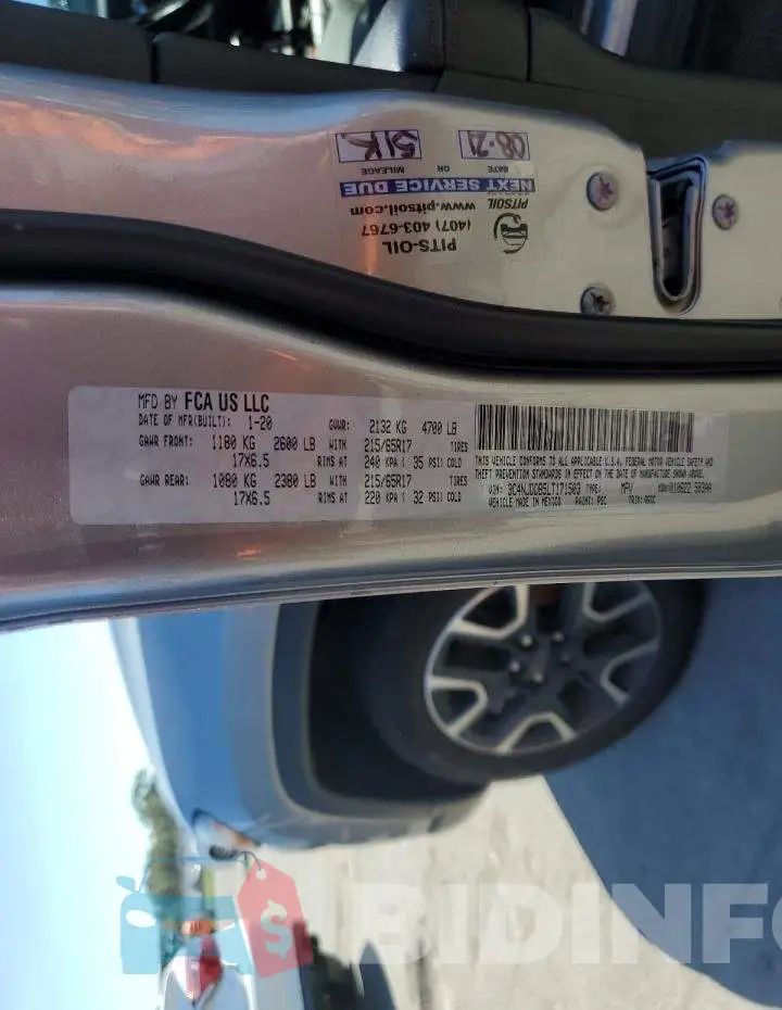 3C4NJDDB5LT171503 Photo# 10