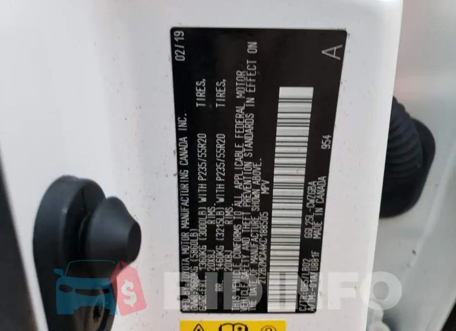 2T2BZMCA4KC188505 Photo# 10