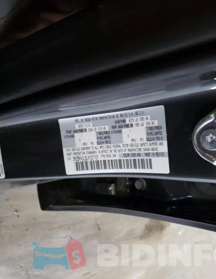 3MZBPACL5LM127101 Photo# 10