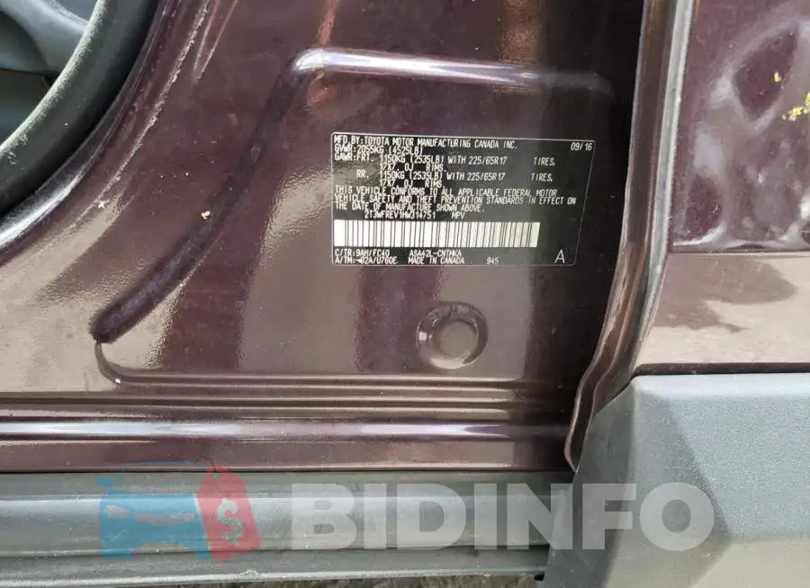 2T3WFREV1HW314751 Photo# 10