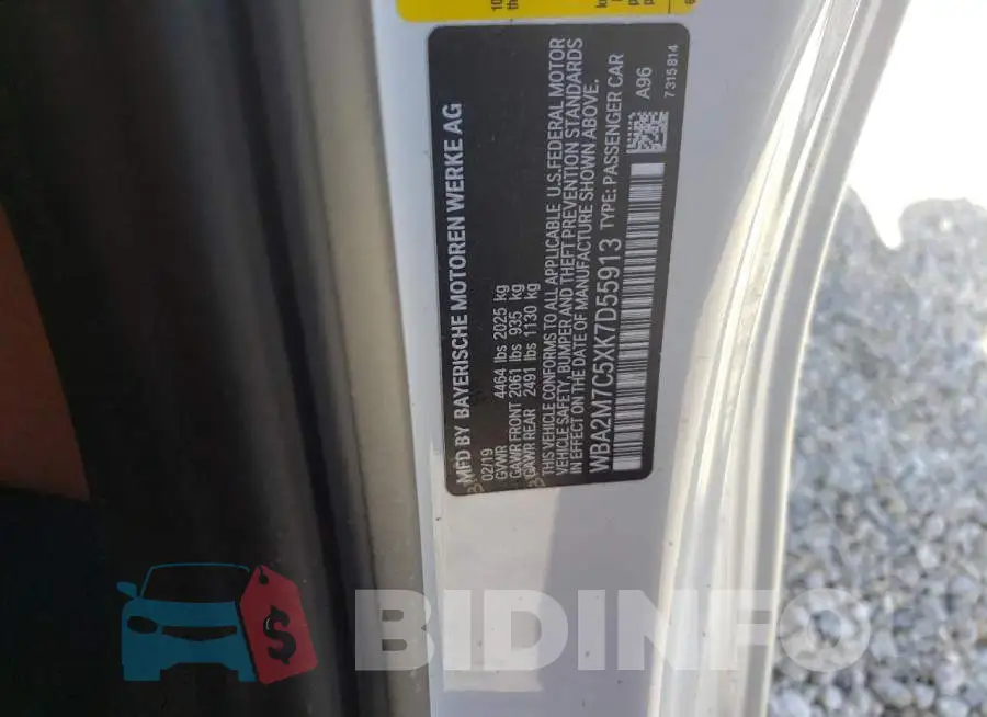 WBA2M7C5XK7D55913 Photo# 10