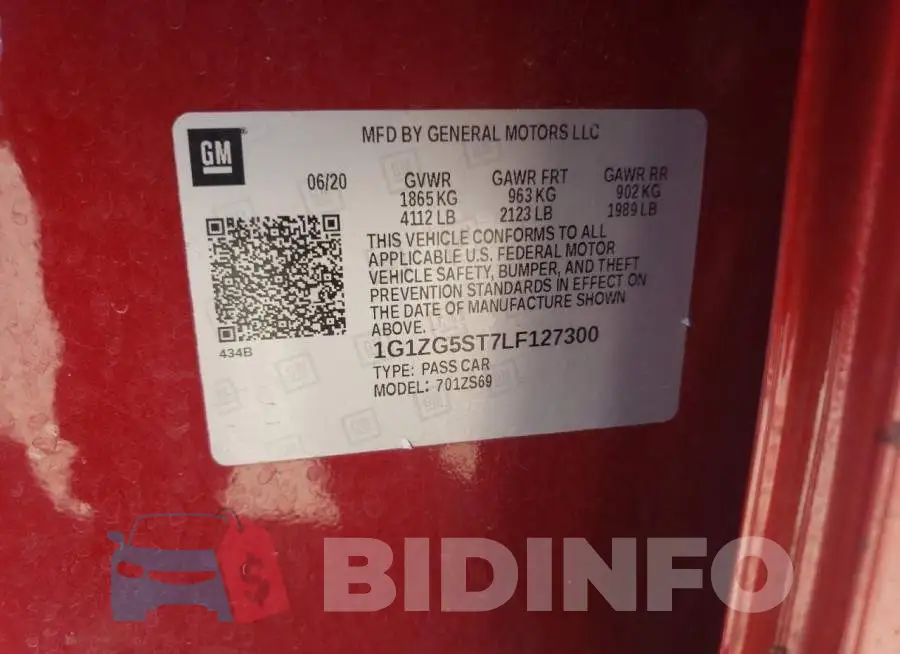 1G1ZG5ST7LF127300 Photo# 10