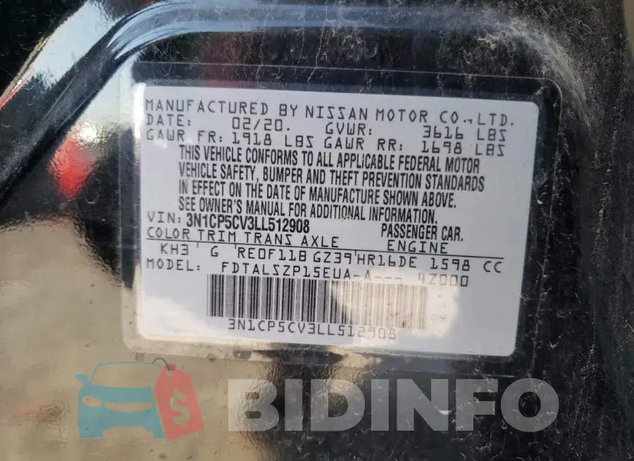 3N1CP5CV3LL512908 Photo# 10