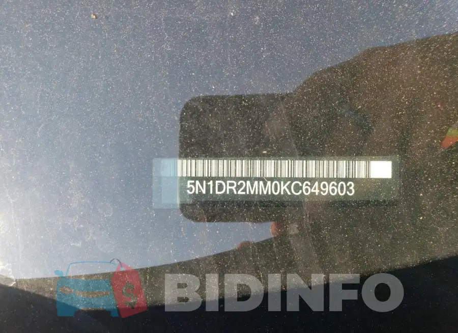 5N1DR2MM0KC649603 Photo# 10