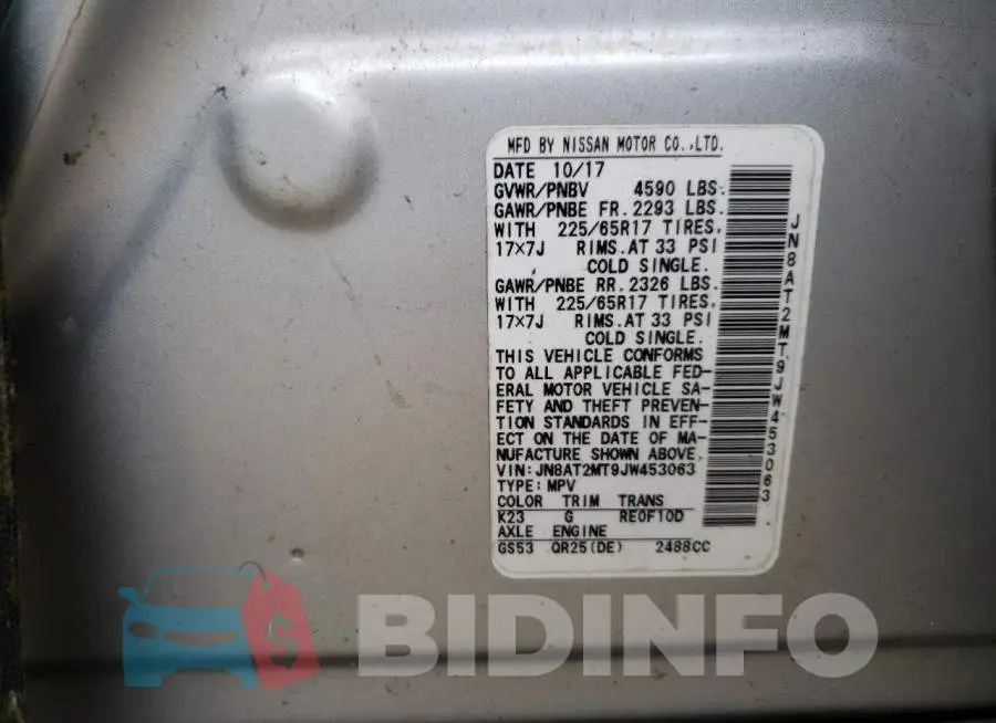 JN8AT2MT9JW453063 Photo# 10