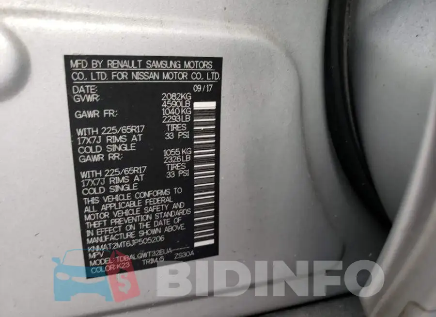 KNMAT2MT6JP505206 Photo# 9