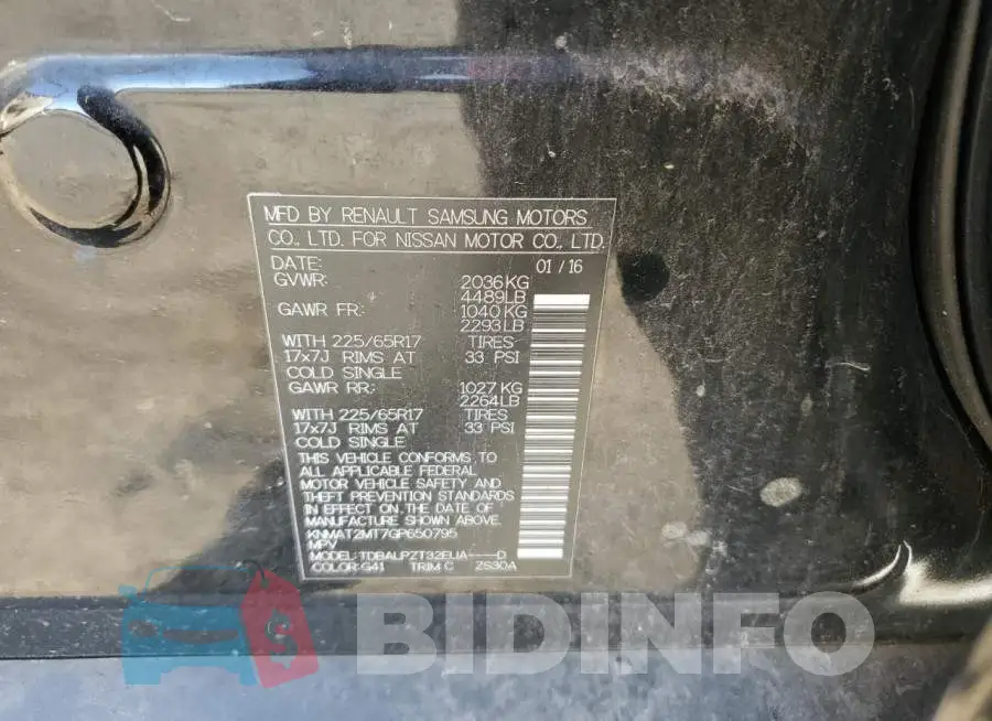 KNMAT2MT7GP650795 Photo# 10