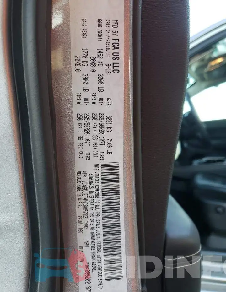 1C4SDJET4HC609723 Photo# 10