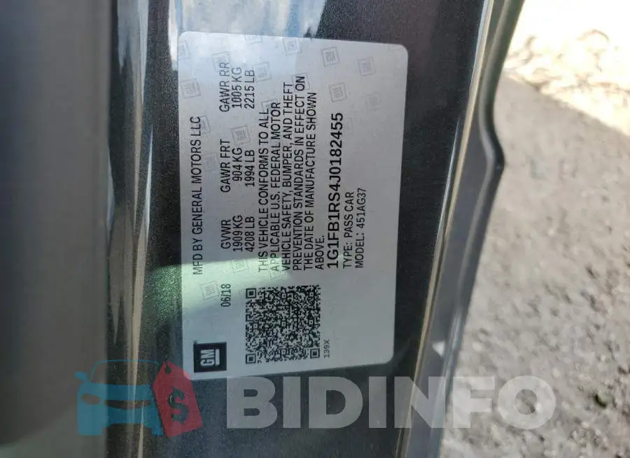 1G1FB1RS4J0182455 Photo# 10