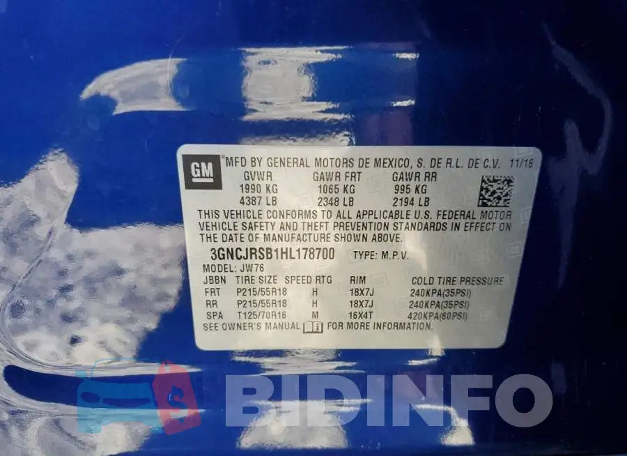 3GNCJRSB1HL178700 Photo# 10