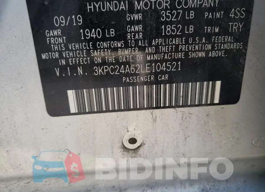 3KPC24A62LE104521 Photo# 10