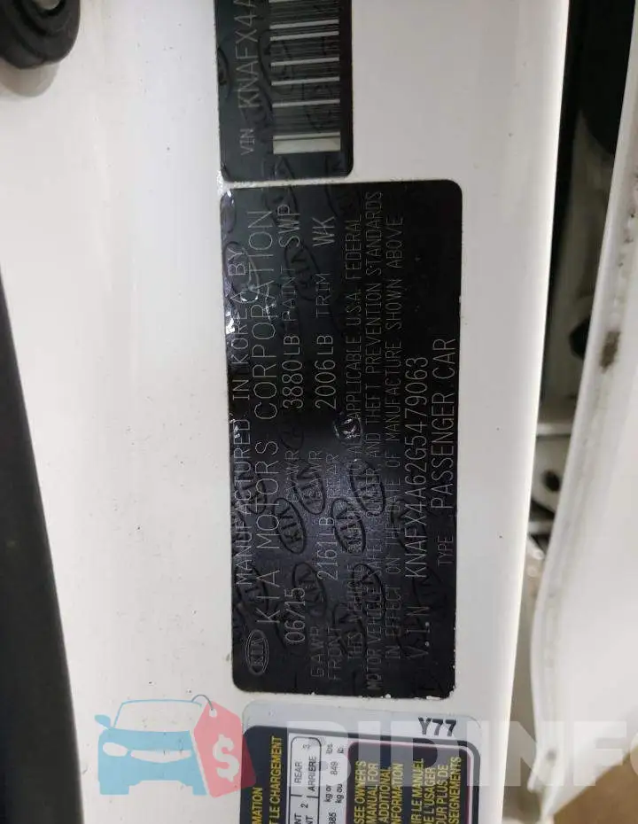 KNAFX4A62G5479063 Photo# 10