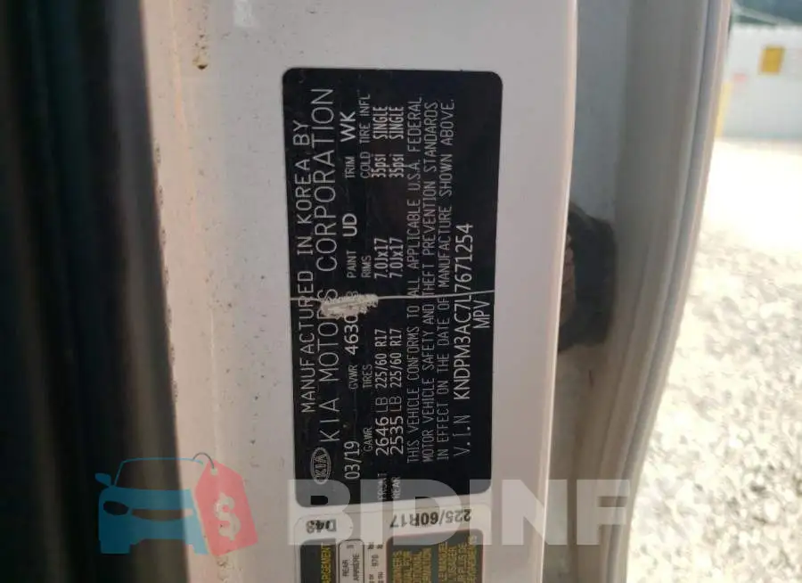 KNDPM3AC7L7671254 Photo# 10