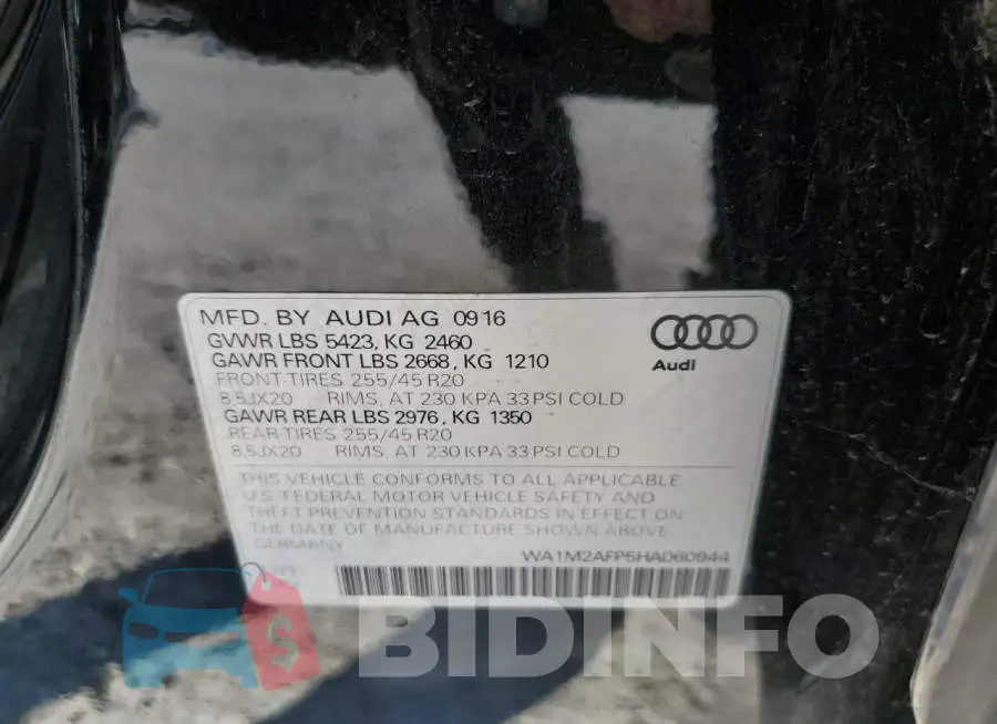 WA1M2AFP5HA060944 Photo# 10