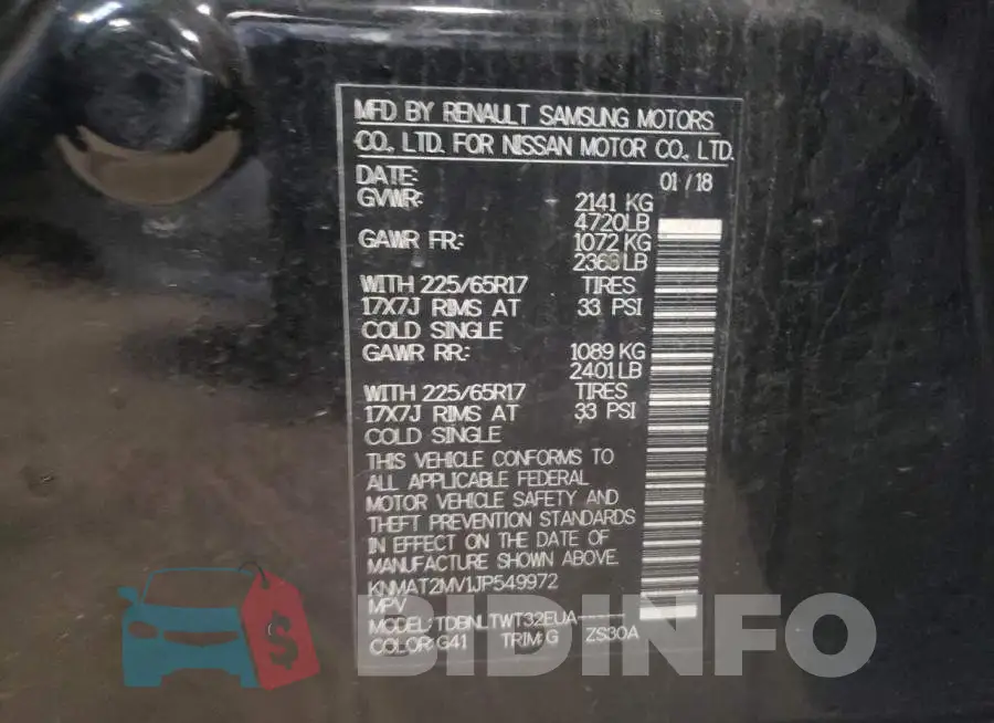 KNMAT2MV1JP549972 Photo# 10