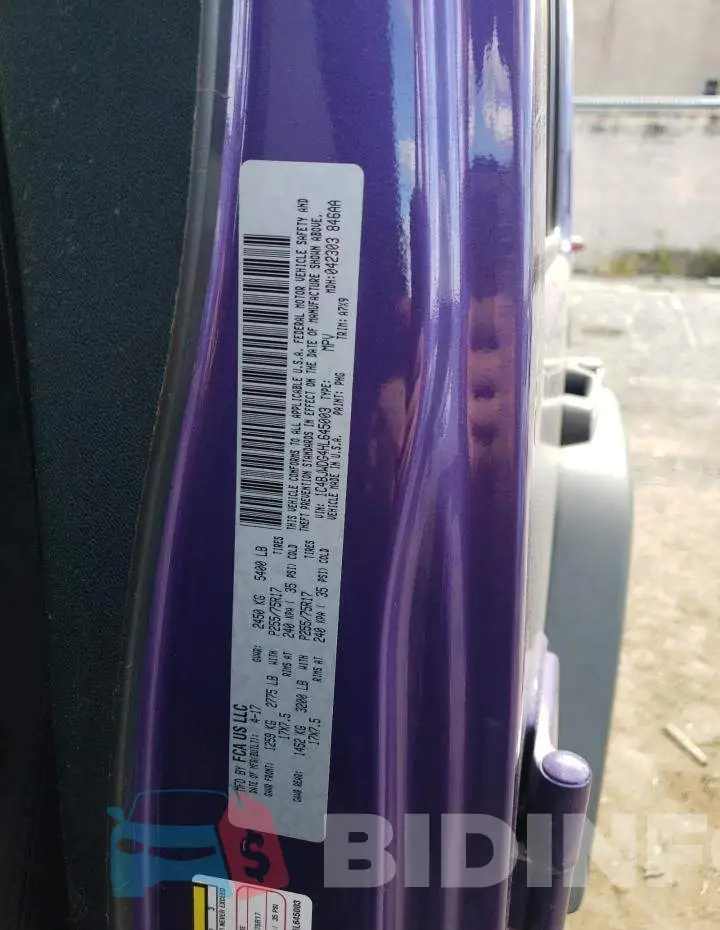 1C4BJWDG4HL645003 Photo# 10