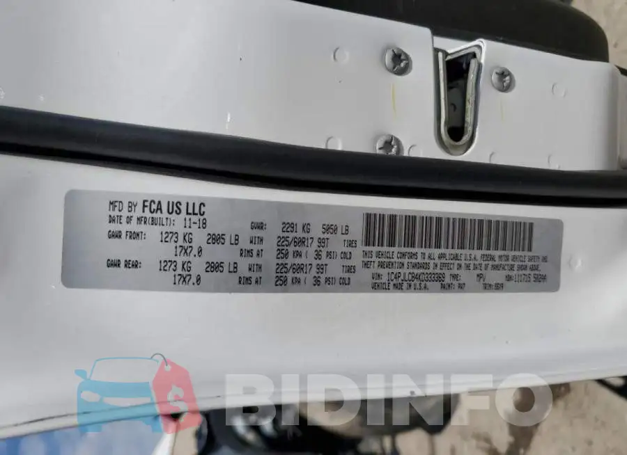 1C4PJLCB4KD333369 Photo# 10