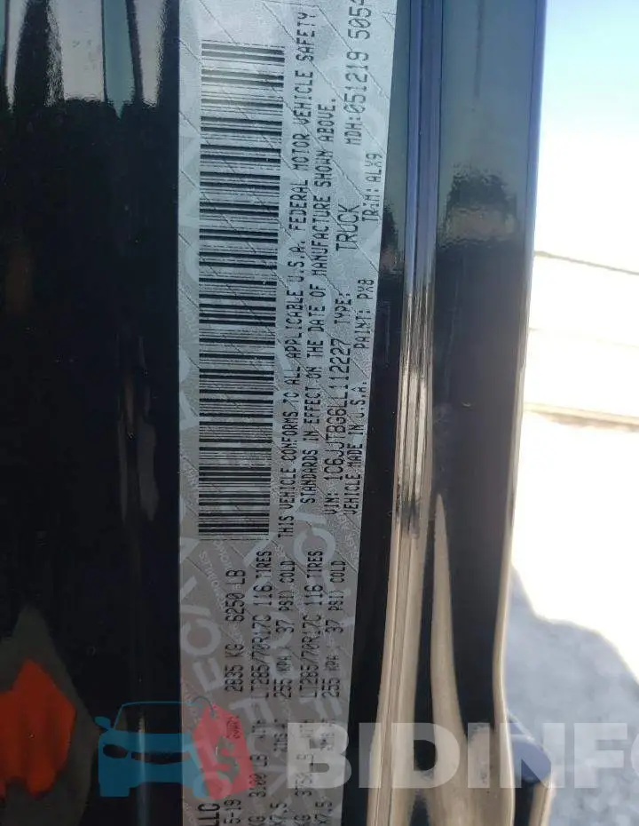 1C6JJTBG6LL112227 Photo# 9