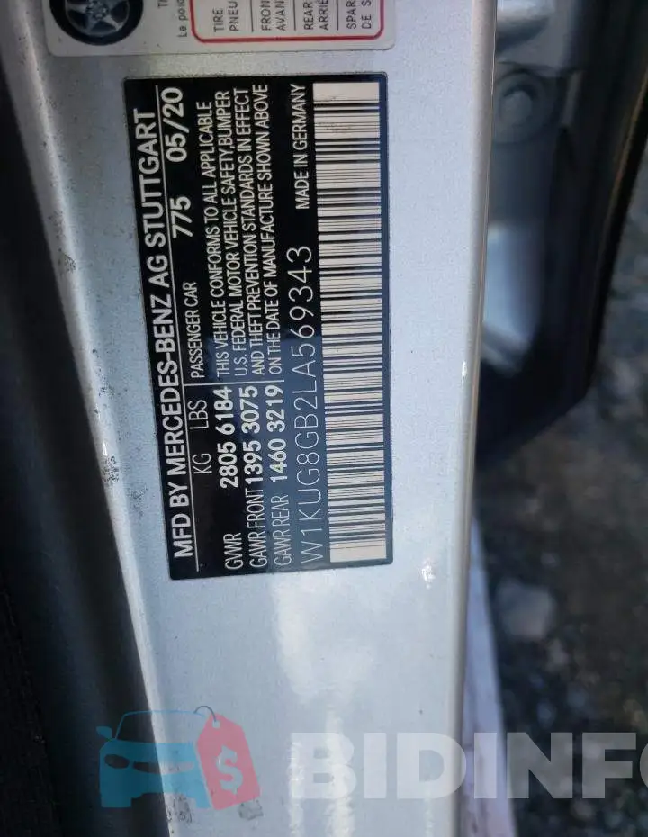 W1KUG8GB2LA569343 Photo# 10