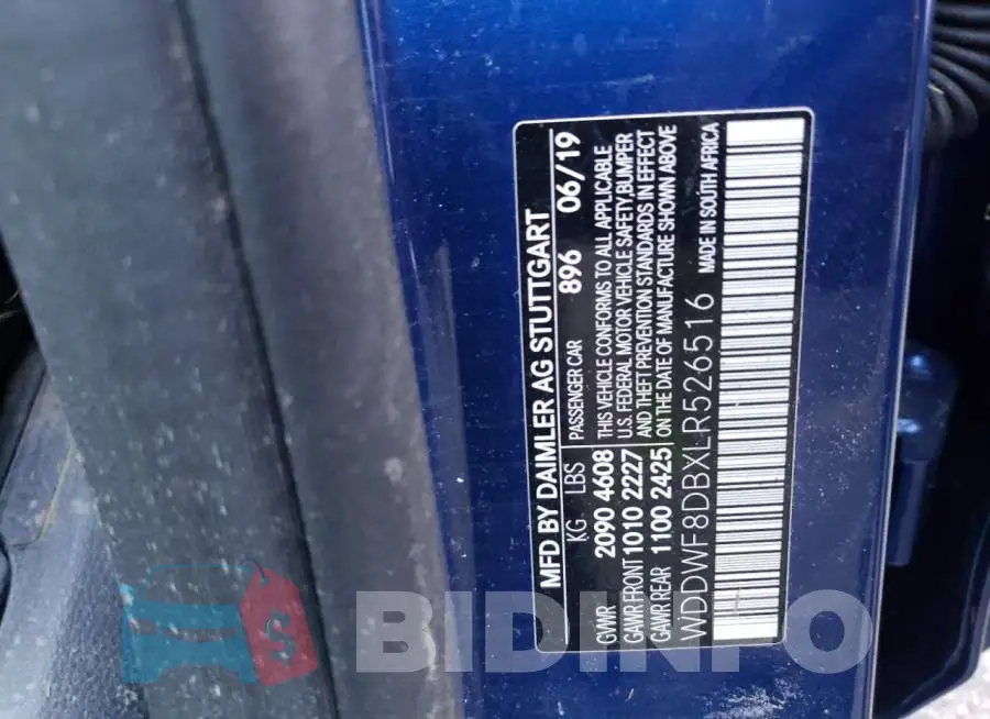 WDDWF8DBXLR526516 Photo# 10