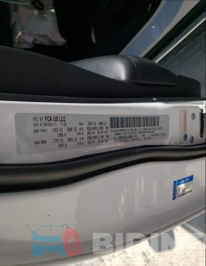 1C4RDHAG2GC483683 Photo# 10