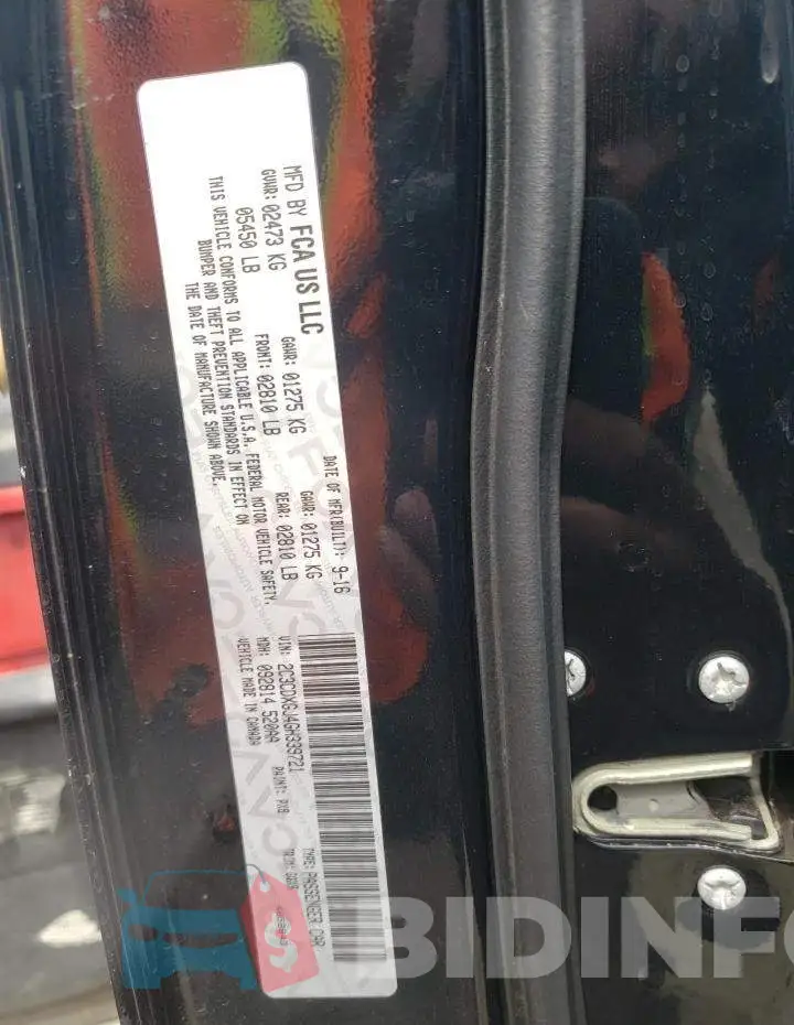 2C3CDXGJ4GH339721 Photo# 10