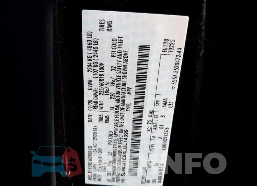 5LMCJ1C93LUL14399 Photo# 10