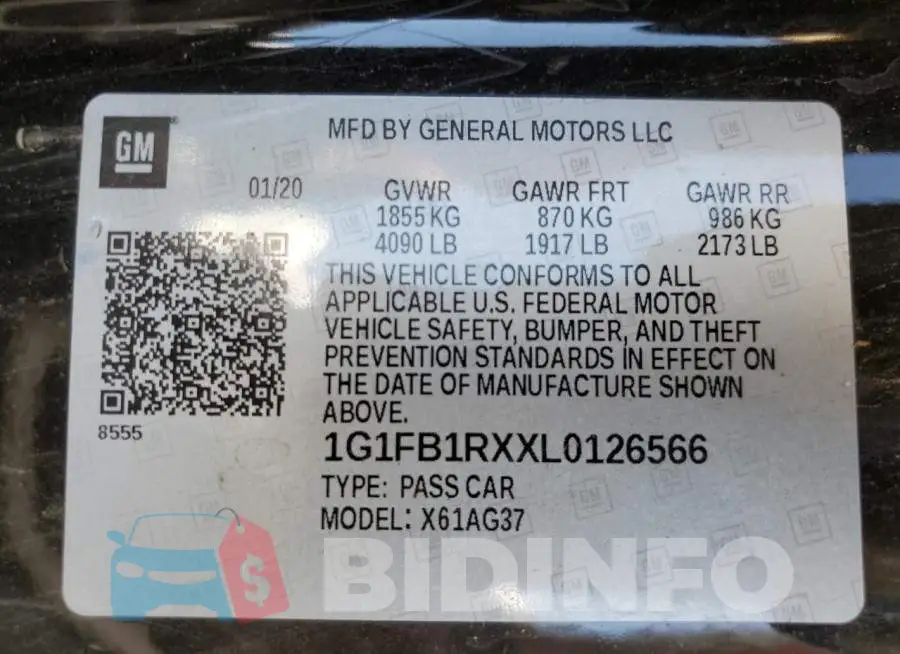 1G1FB1RXXL0126566 Photo# 10