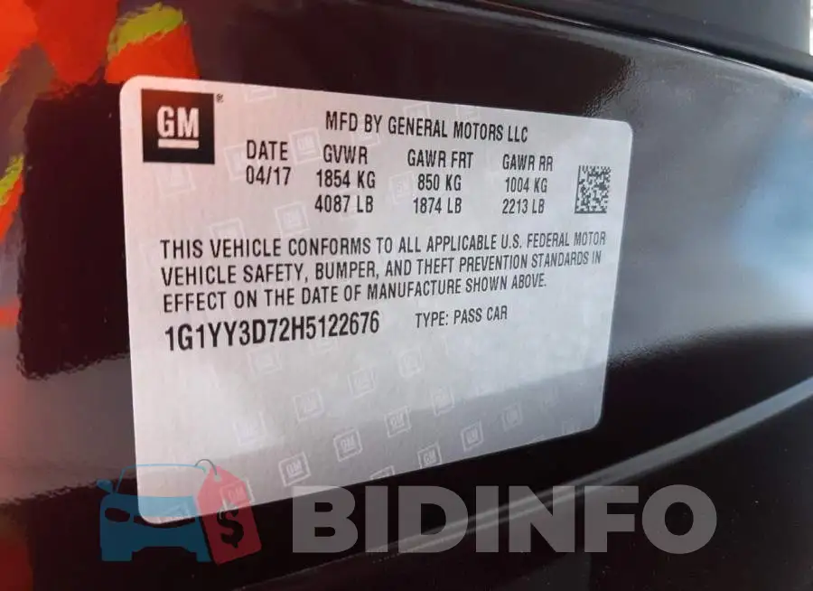 1G1YY3D72H5122676 Photo# 10
