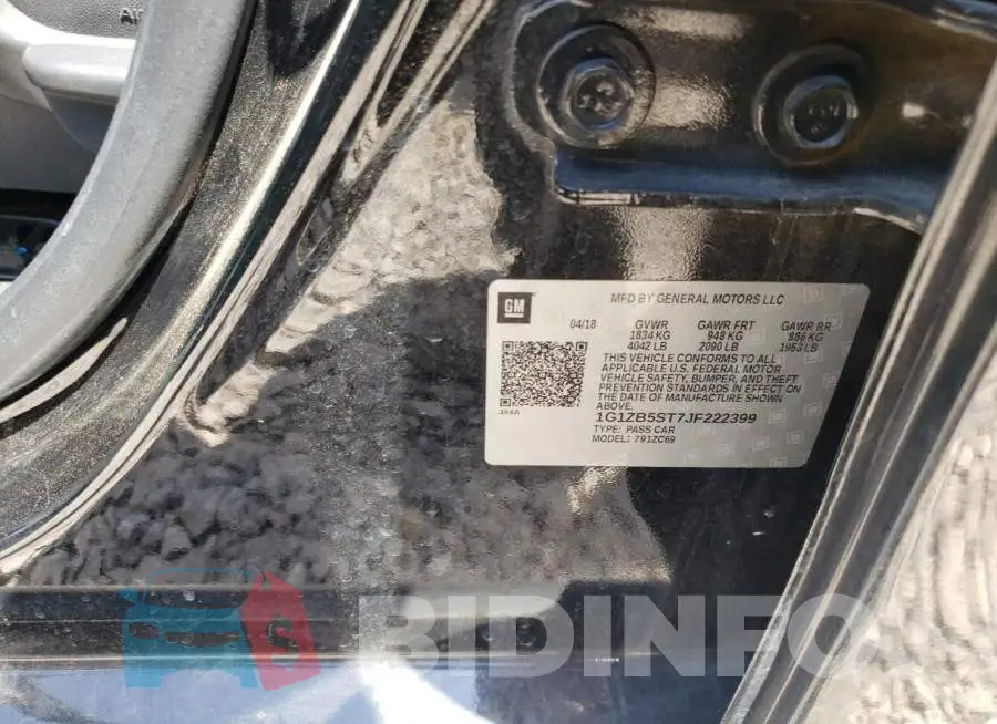 1G1ZB5ST7JF222399 Photo# 10
