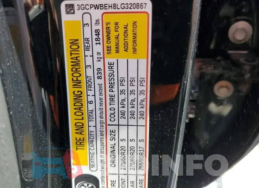 3GCPWBEH8LG320867 Photo# 10