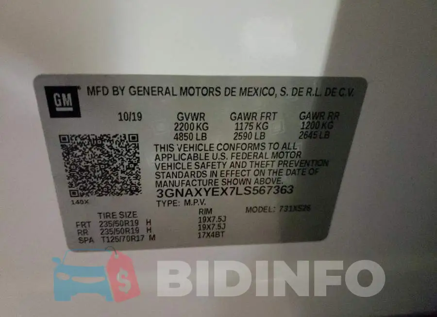 3GNAXYEX7LS567363 Photo# 10