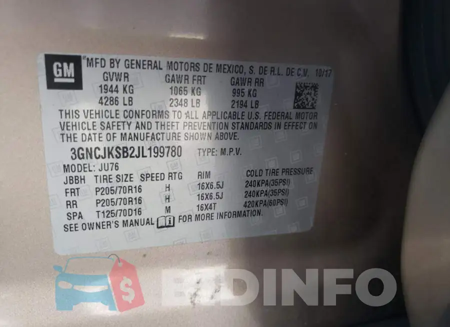 3GNCJKSB2JL199780 Photo# 10