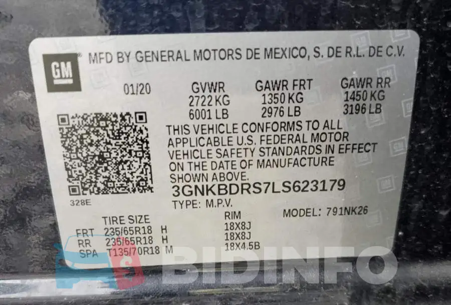 3GNKBDRS7LS623179 Photo# 10