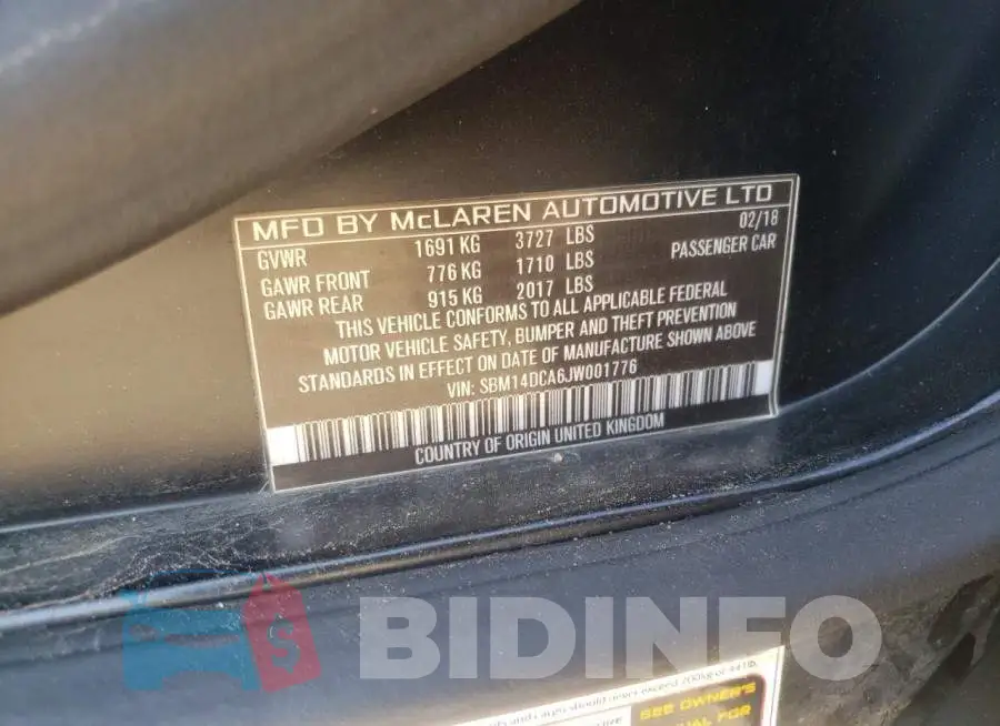 SBM14DCA6JW001776 Photo# 10