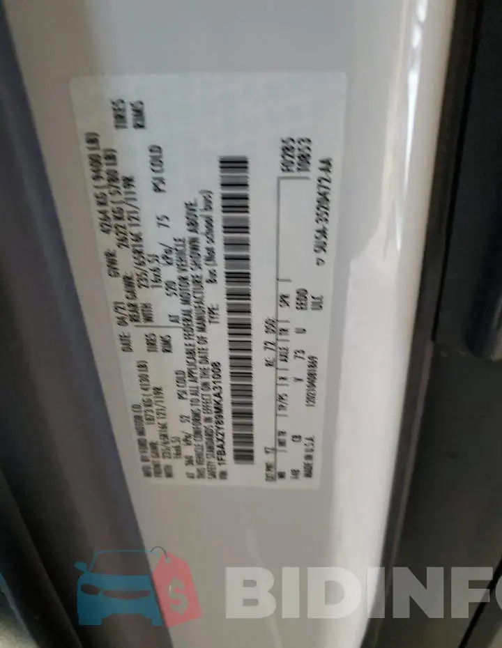 1FBAX2Y89MKA31008 Photo# 10