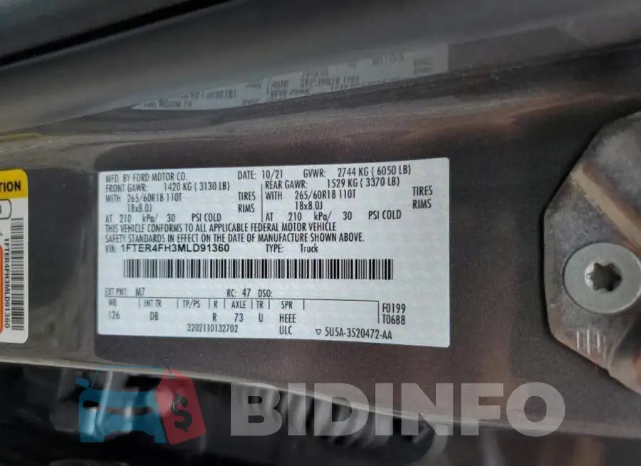 1FTER4FH3MLD91360 Photo# 10