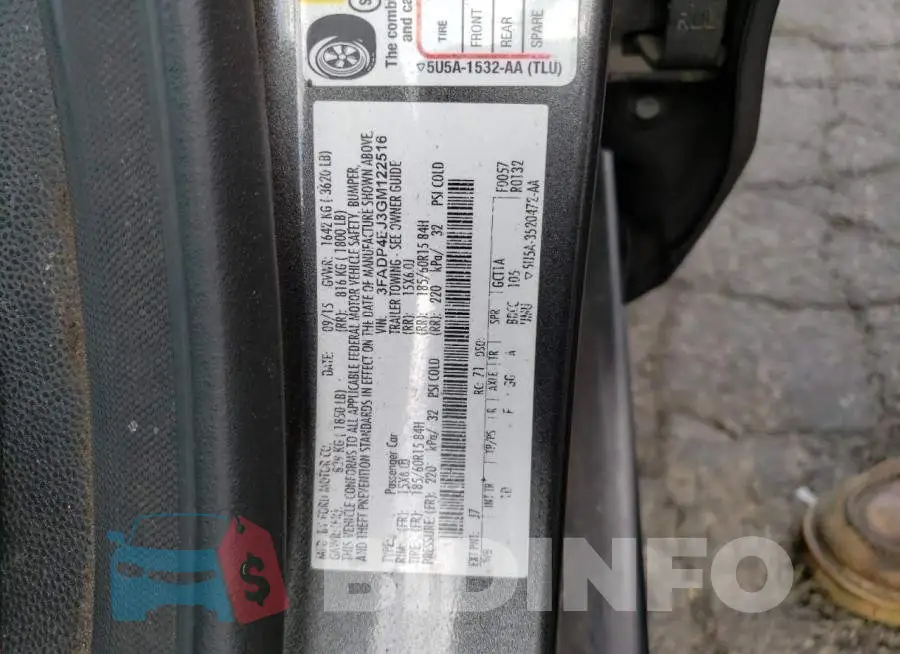 3FADP4EJ3GM122516 Photo# 12