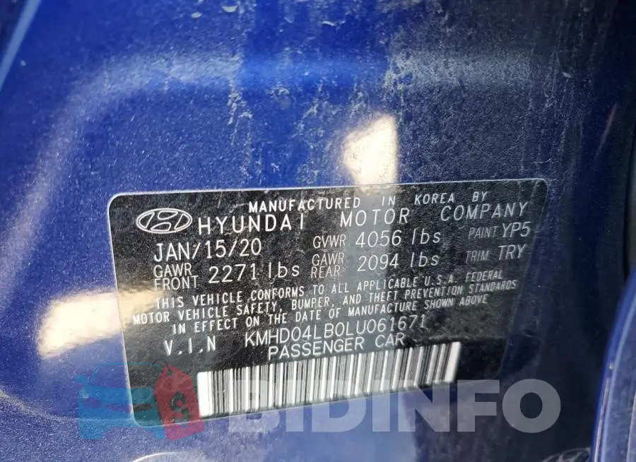 KMHD04LB0LU061671 Photo# 10