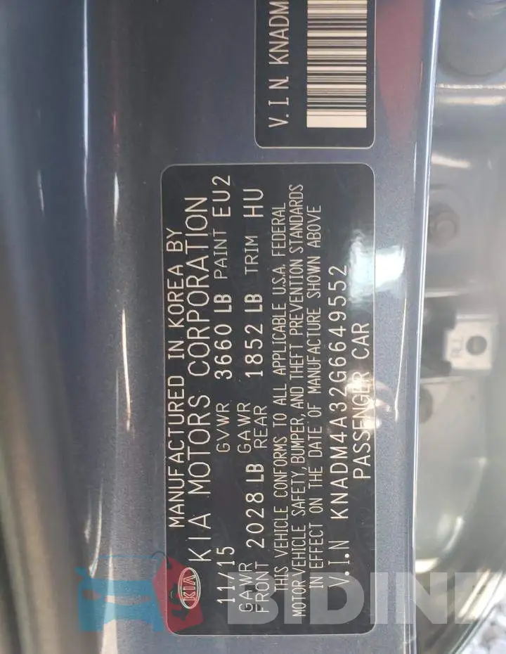 KNADM4A32G6649552 Photo# 10
