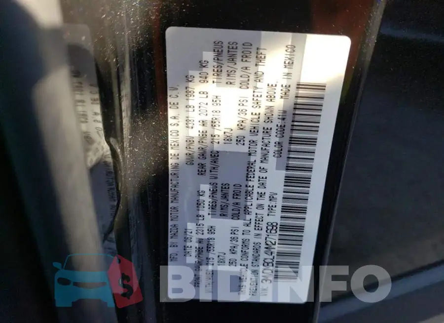3MVDMBCL4MM271698 Photo# 10