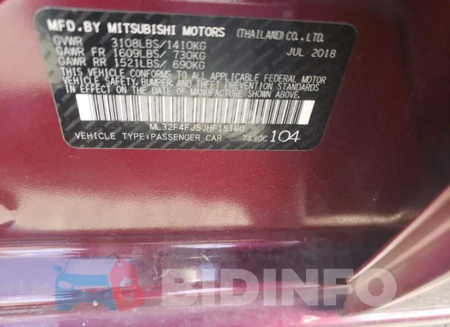 ML32F4FJ5JHF15180 Photo# 10