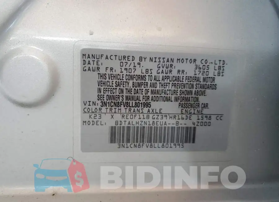 3N1CN8FV8LL801995 Photo# 10