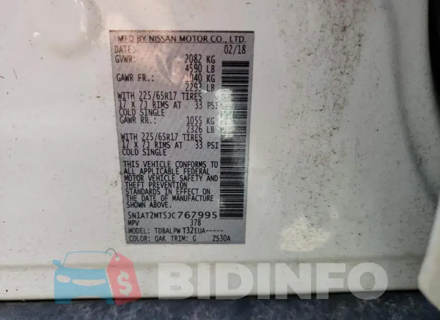 5N1AT2MT5JC767995 Photo# 10