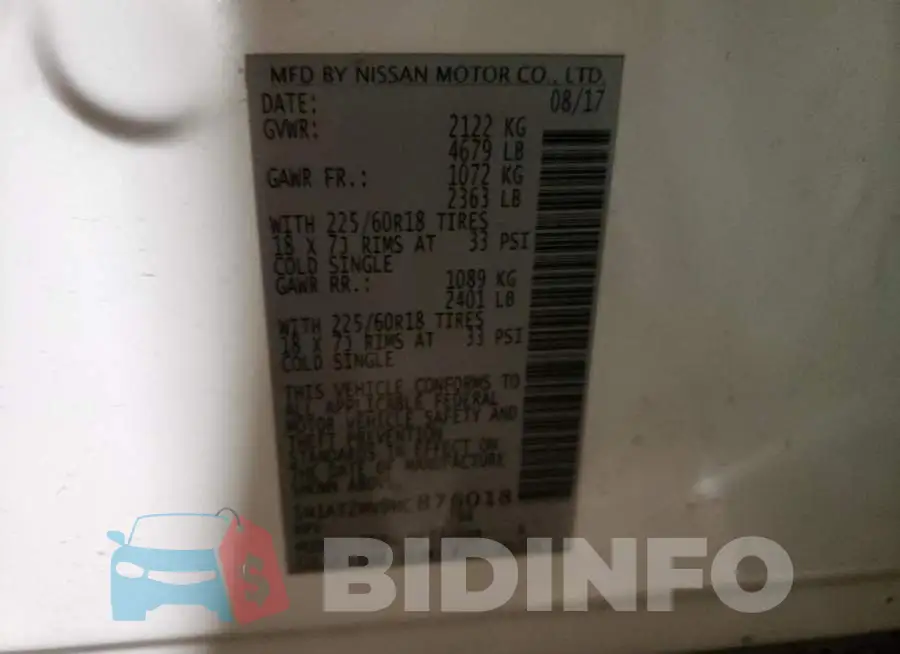 5N1AT2MV9HC876018 Photo# 10