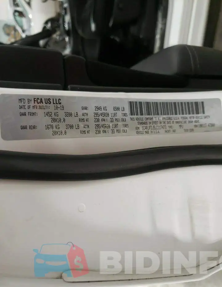 1C4RJFDJ5LC117473 Photo# 10