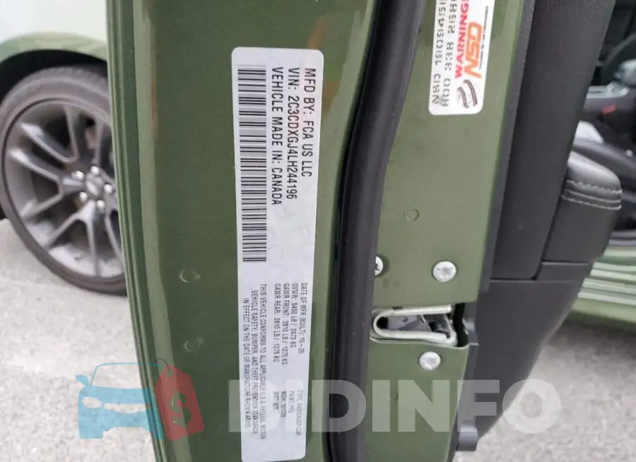 2C3CDXGJ4LH244196 Photo# 10
